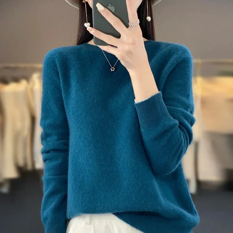 Wolliger Pullover für Herbst und Winter
