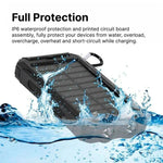 Wasserdichter Solar-Powerbank mit Hoher Kapazität