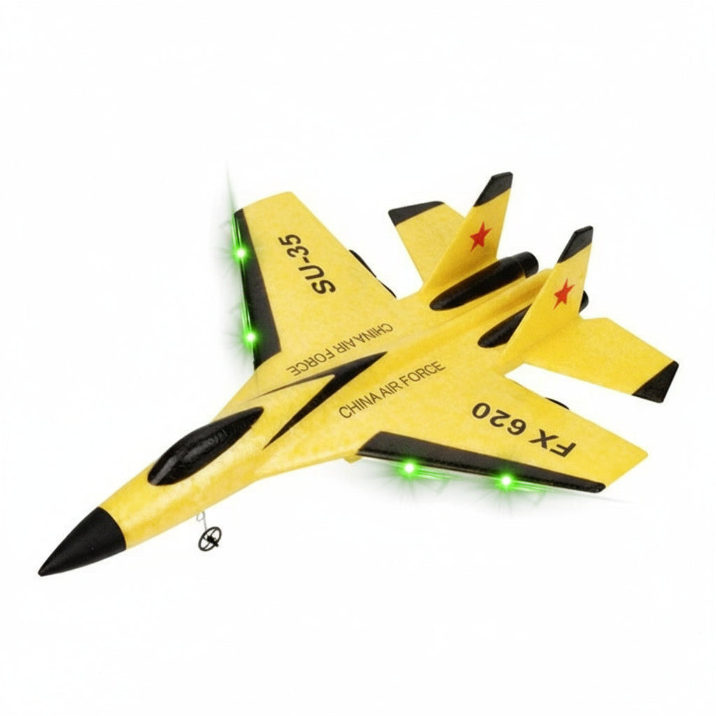 Remote-Controlled Model Airplane X-Plane 2.4GHz with LED Lighting