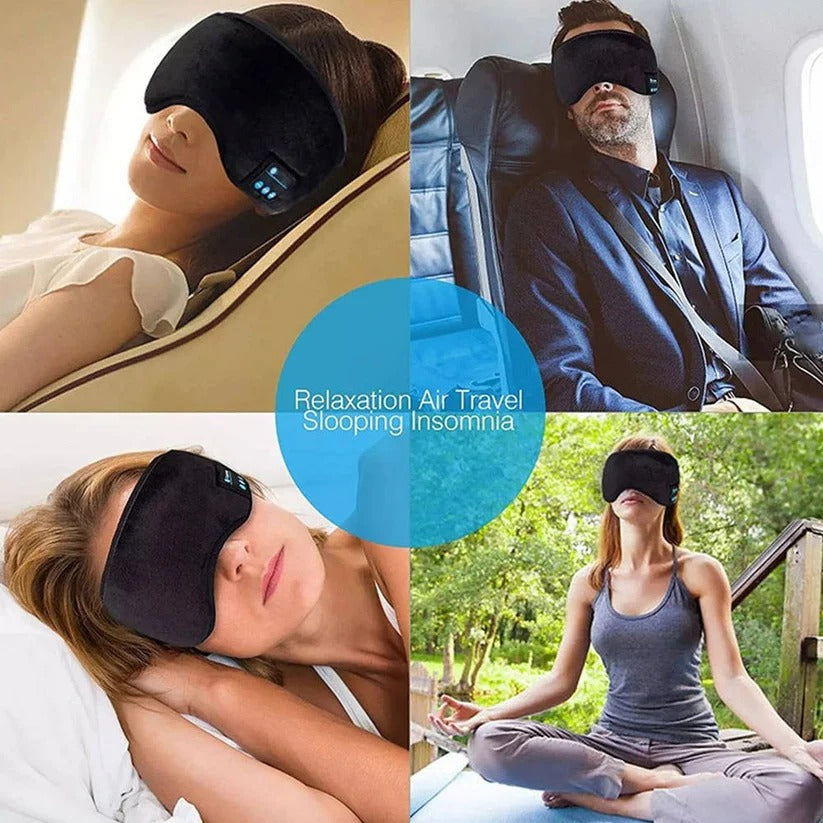Kabellose Schlafmaske mit Lautsprechern und Anpassbarem Sitz