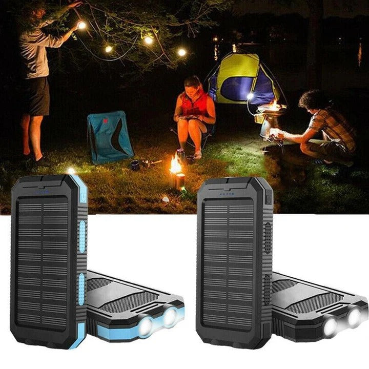 Wasserdichter Solar-Powerbank für Notfälle und Outdoor-Aktivitäten