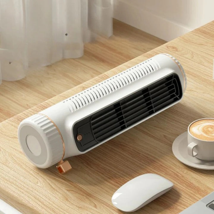 Eleganter tragbarer Turmventilator ohne Rotorblätter für Zuhause und Büro
