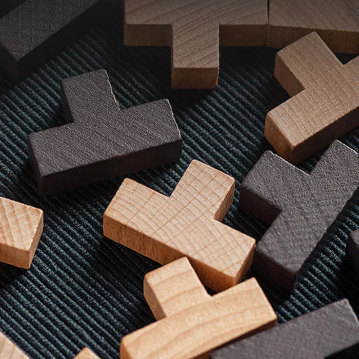 Kreativitätsförderndes 3D Holzpuzzle – DenkSpiel