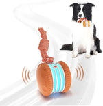 Interactive Dog Toys: Automatic Moving Ball with Rope, Set of 2