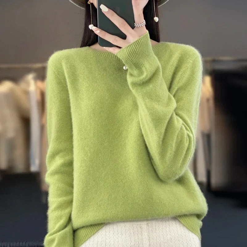 Eleganter Pullover aus Merinowolle für die kalte Jahreszeit