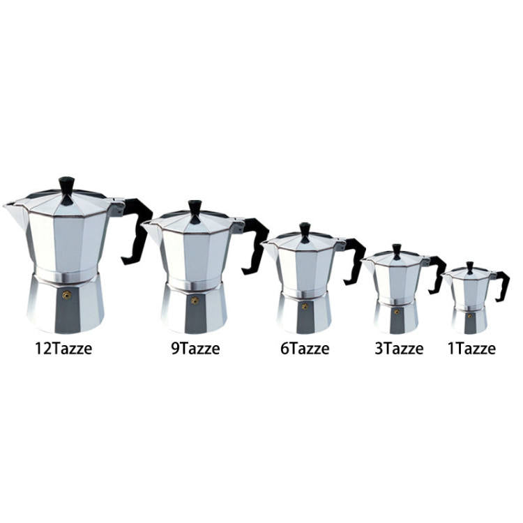 Italian Espresso Magic: 12-Cup Stovetop Moka Pot