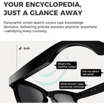 Smart glasses with integrated camera and Bluetooth audio