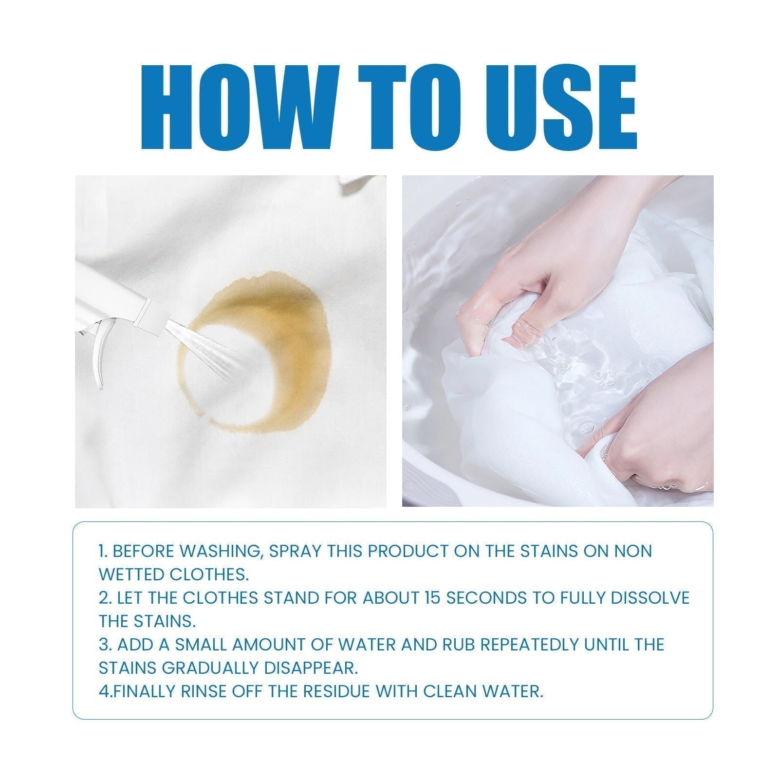 Stain-Free Spray – Instant Stain Removal Made Easy