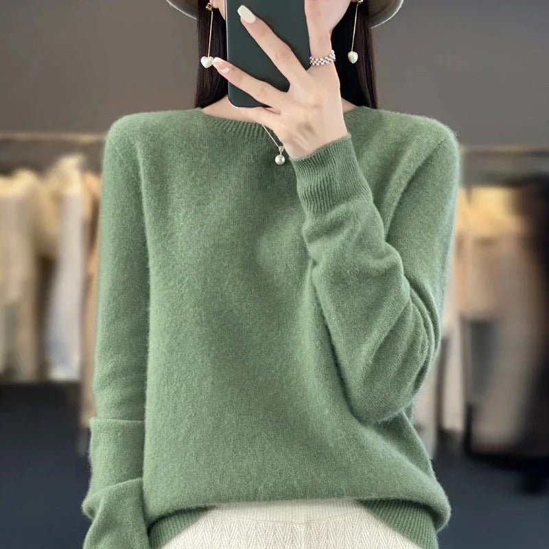 Wolliger Pullover für Herbst und Winter