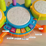 Musical Toy for Kids - Electronic Drum Set with Light and Sound