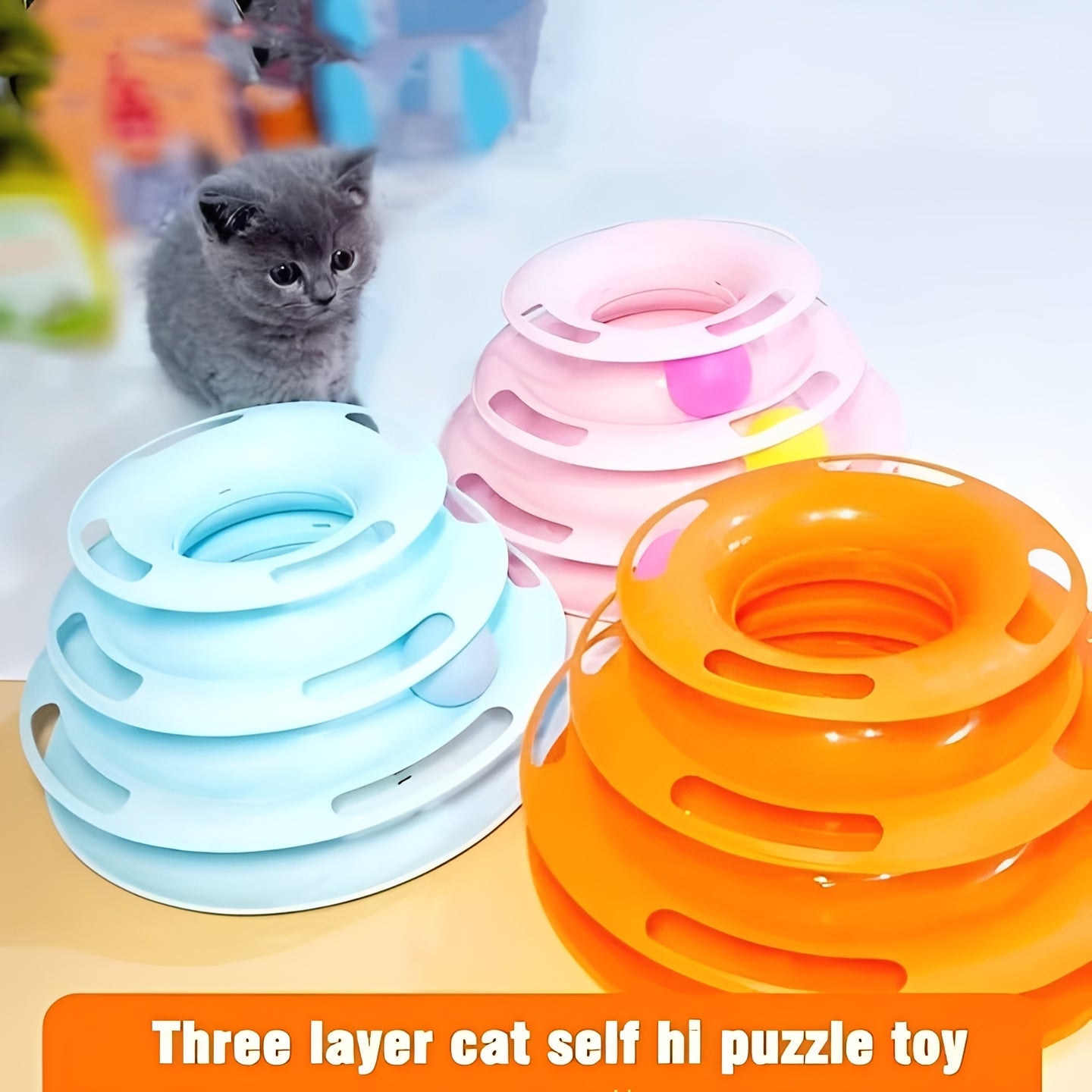 Cat Play Set for Interactive Entertainment