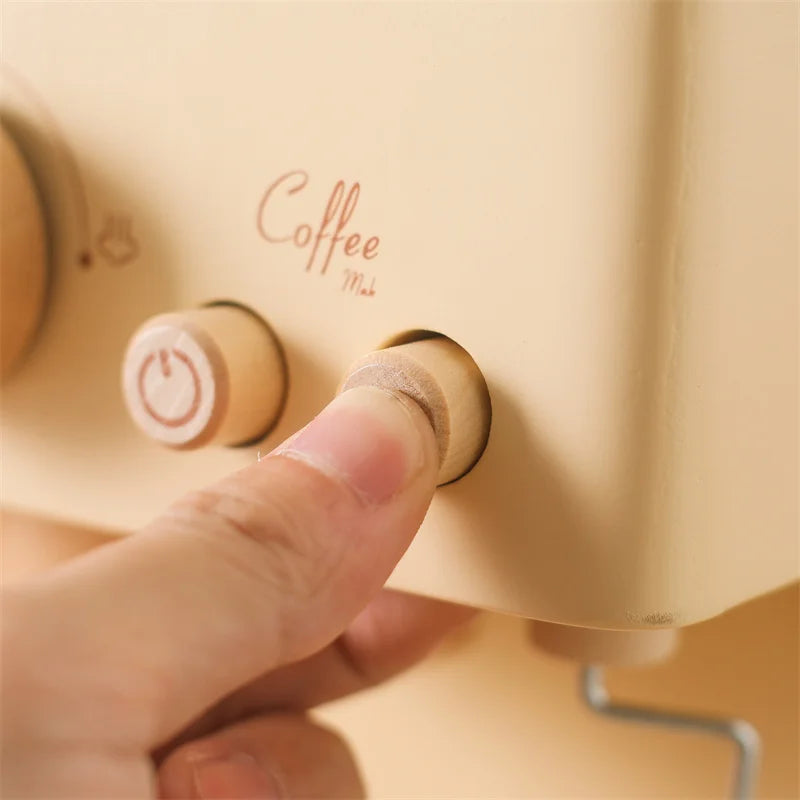 Wooden Espresso Machine Set for Kids – Future Barista