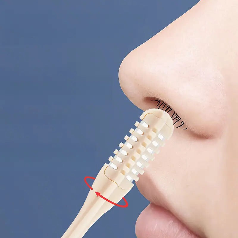 Compact Nose Trimmer with 360° Rotating Head – Precise Grooming for Men and Women