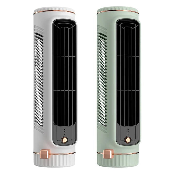 Kompakter, kabelloser Turmventilator für Zuhause und Büro