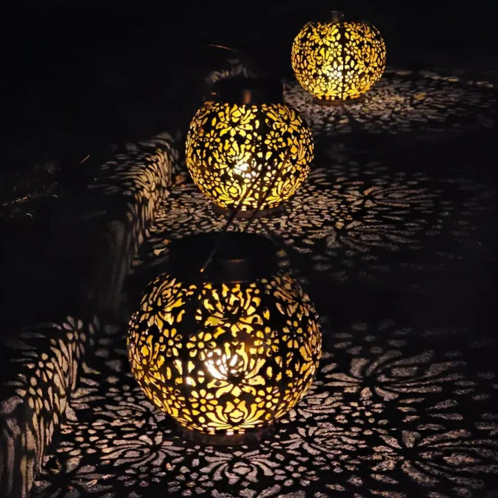Weatherproof LED Solar Hanging Light