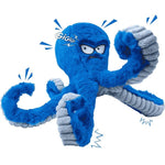Robust Plush Dog Toy with Squeaker and Crinkle Effect
