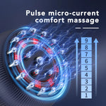 Heat and vibration massager for lymphatic drainage