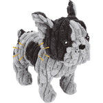 Robust Plush Dog Toy with Squeaker and Crinkle Effect