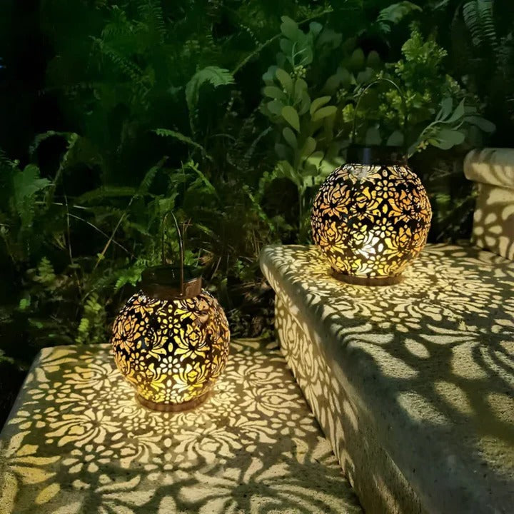 Weatherproof LED Solar Hanging Light