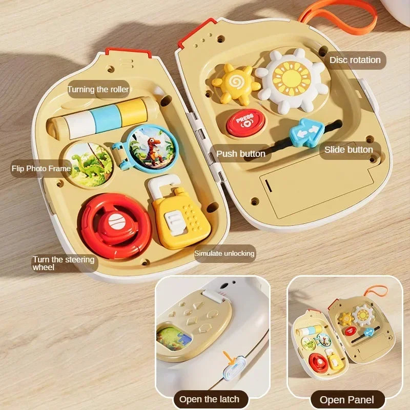 Interactive Learning Toy Phone for Kids - Montessori Toy with Music and Sounds