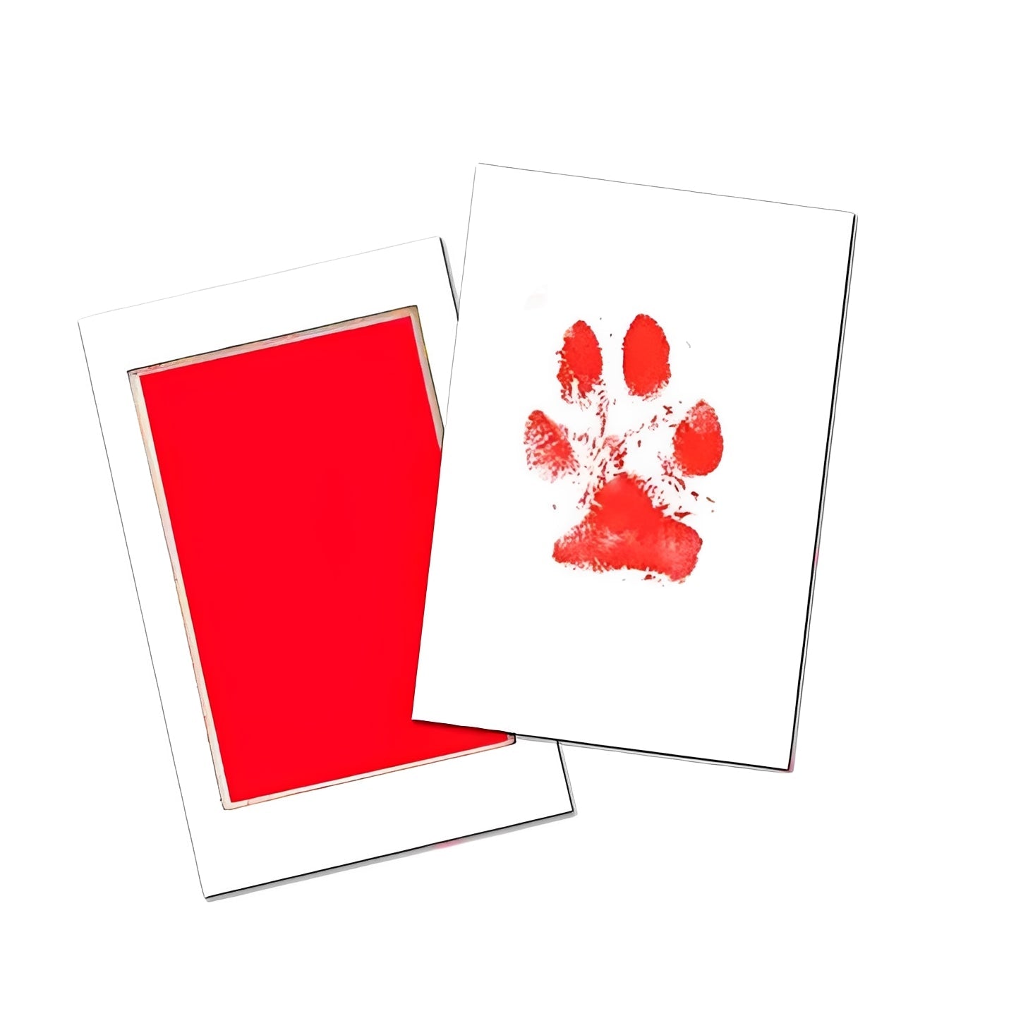 Paw print set for dogs and cats without chemicals