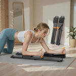 Versatile Abdominal Training Board with Resistance Bands and Knee Protection