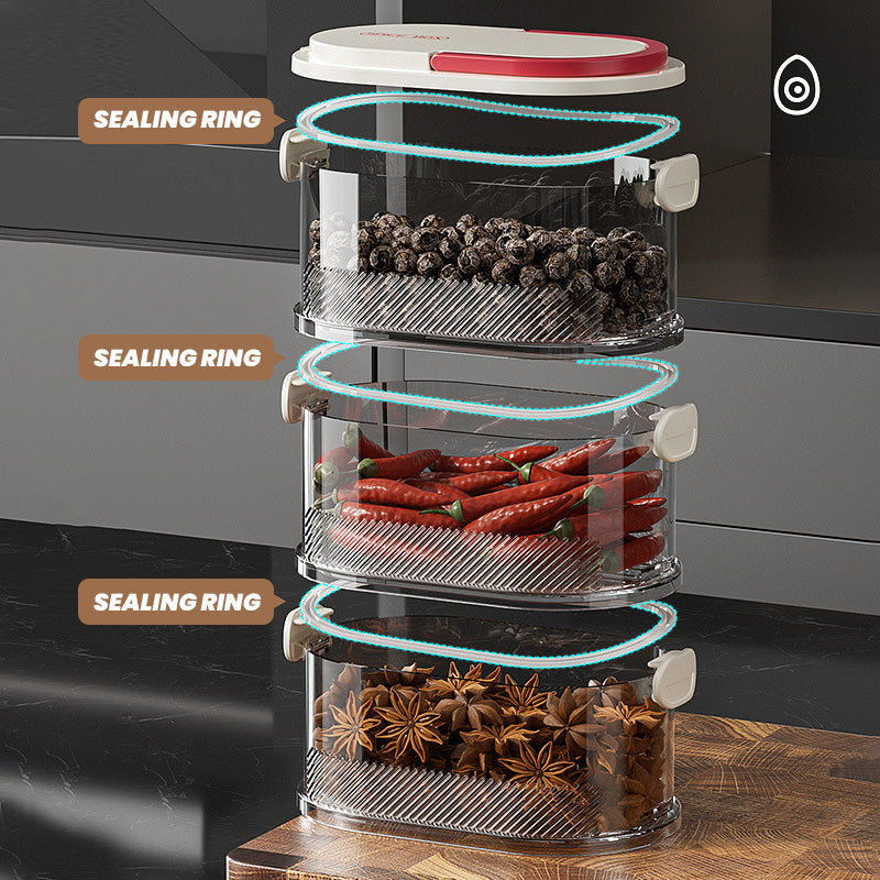 Practical spice rack – Keeps fresh, quick access
