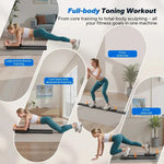 Versatile Abdominal Training Board with Resistance Bands and Knee Protection