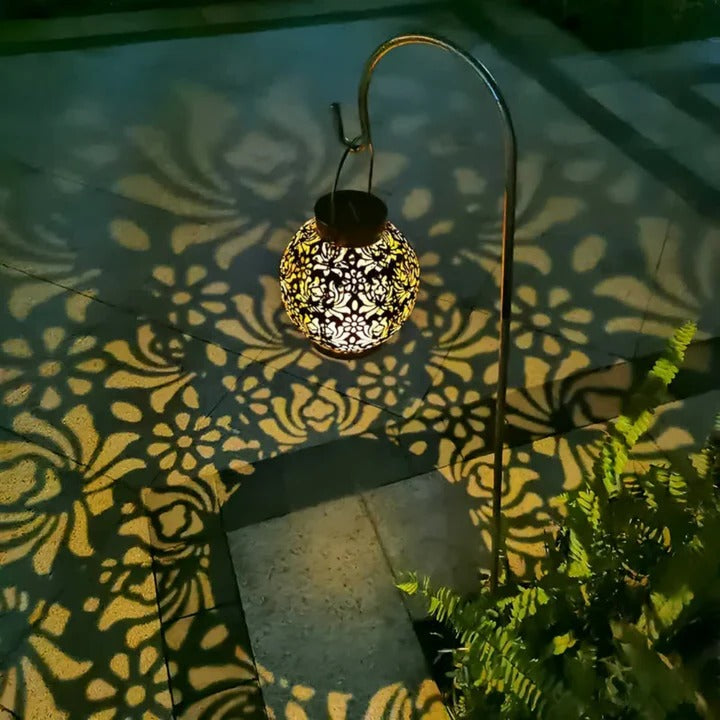 Weatherproof LED Solar Hanging Light