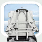Travel backpack with laptop compartment and versatile design