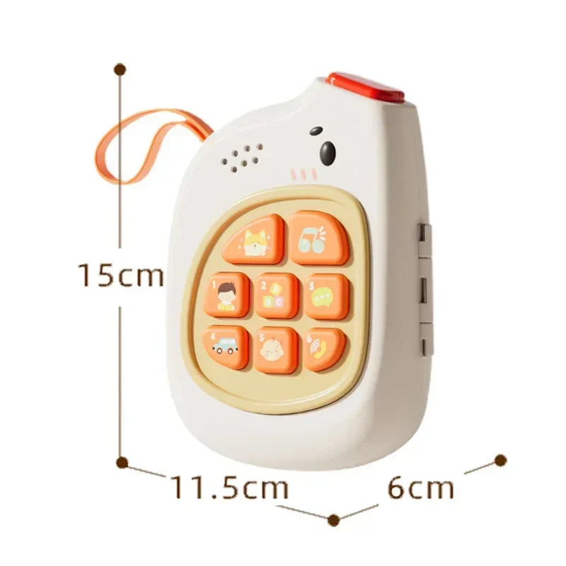 Interactive Learning Toy Phone for Kids - Montessori Toy with Music and Sounds