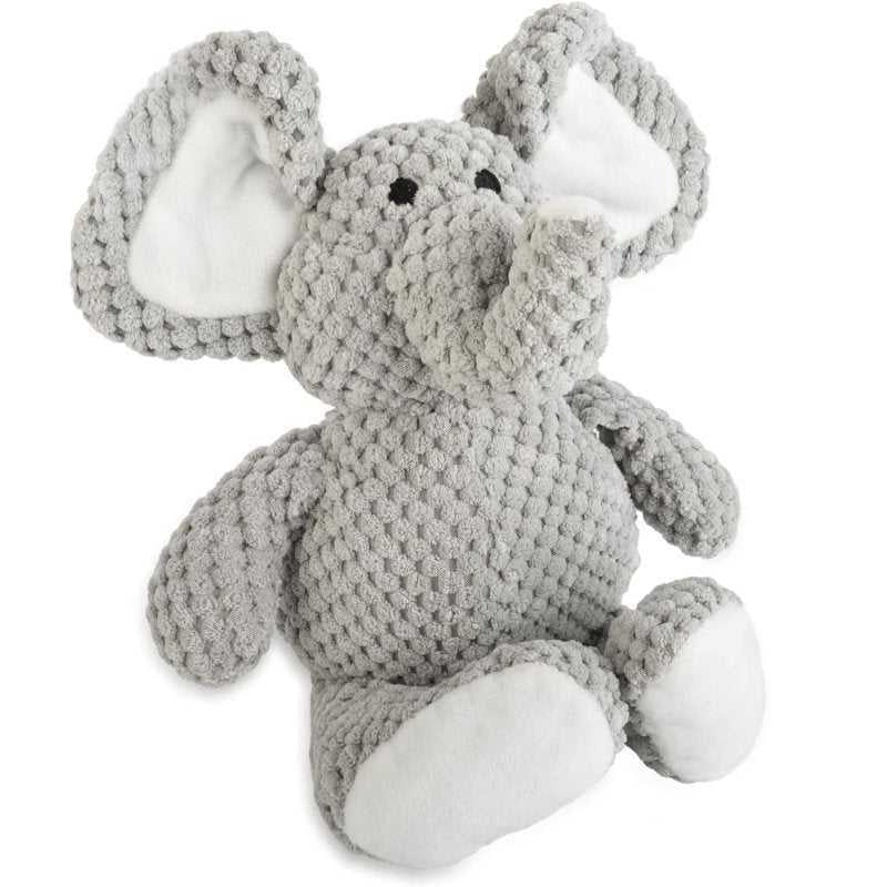 Robust Plush Dog Toy with Squeaker and Crinkle Effect