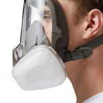 Vielseitige Vollgesichtsmaske mit Antibeschlag-Linse und Silikon-Dichtung