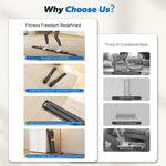 Versatile Abdominal Training Board with Resistance Bands and Knee Protection