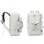 Travel backpack with laptop compartment and versatile design