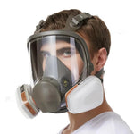 Vielseitige Vollgesichtsmaske mit Antibeschlag-Linse und Silikon-Dichtung