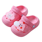 Children's slippers with a breathable design