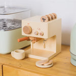 Wooden Espresso Machine Set for Kids – Future Barista