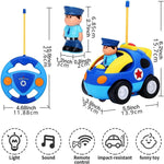 Remote-Controlled Police Toy Car – Fun for Kids