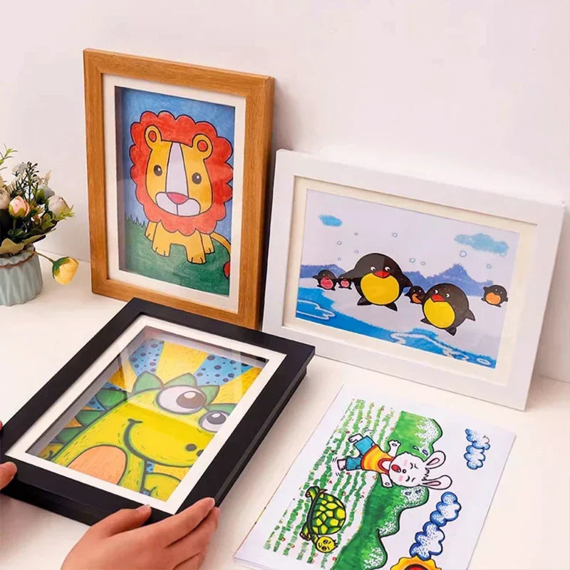Kreativrahmen für Kinderkunstwerke | Stilvolle Präsentation