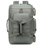 Travel backpack with laptop compartment and versatile design