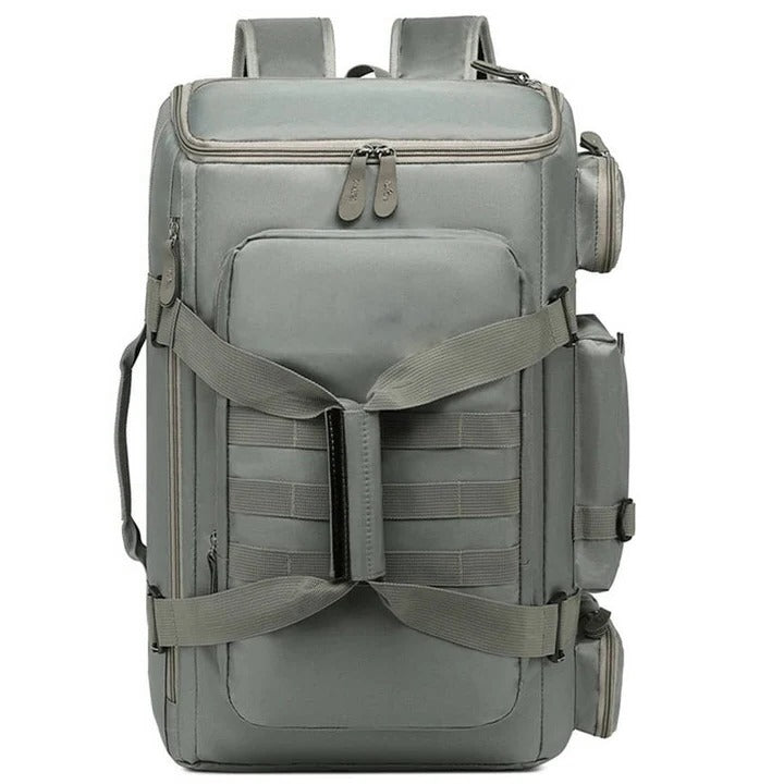 Travel backpack with laptop compartment and versatile design