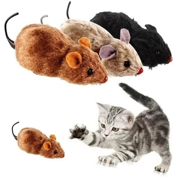 Electric cat toy in the shape of a mouse