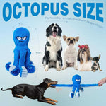 Robust Plush Dog Toy with Squeaker and Crinkle Effect