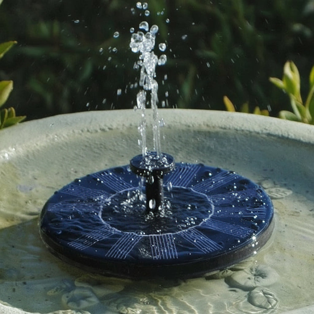 Solarbetriebene Teichfontäne für Ihren Garten