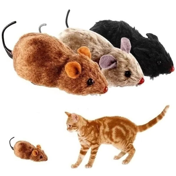 Electric cat toy in the shape of a mouse