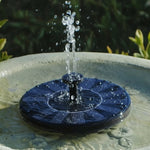 Solarbetriebene Wasserfontäne für Ihren Garten