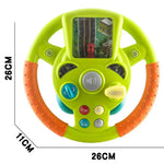 Interactive Kids' Steering Wheel with Screen – Mini Toy for Driving Fun