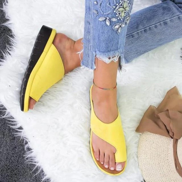 Damen-Sandalen mit Dickem Plateau und Verstellbarem Zehenriemen