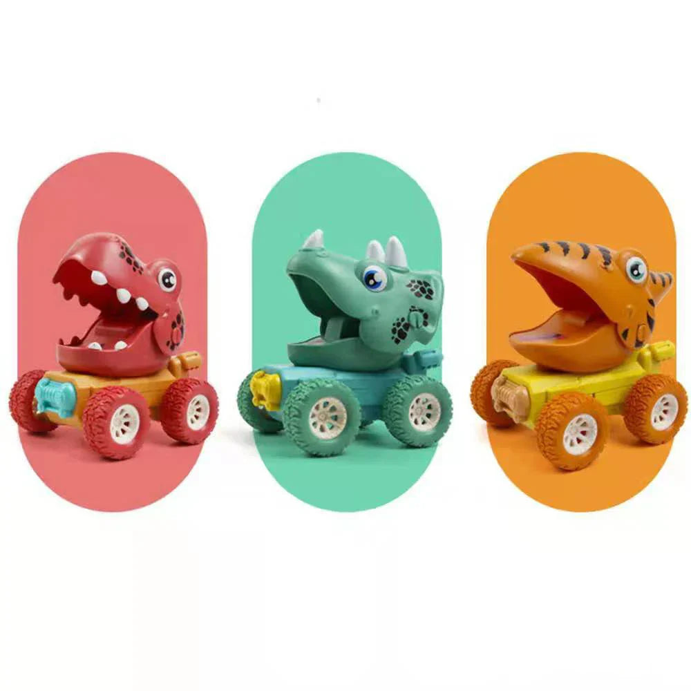 Dinosaur Trucks for Driving Fun - Funny Dino Toys